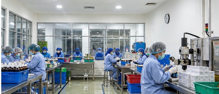 Packaging line at the PT. Ikong facility in Balaraja